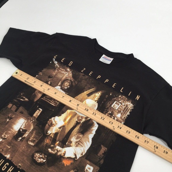 2006 Led Zeppelin In Through The Out Door T-Shirt Size Small Black Concert Band - Picture 7 of 8